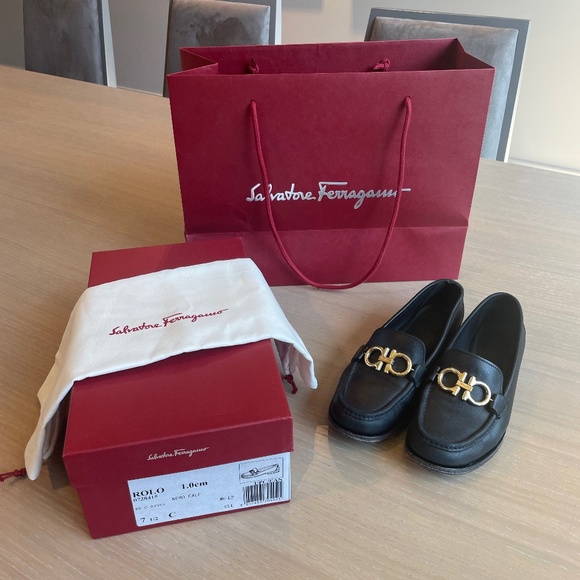 Salvatore Ferragamo Loafers Size 7.5 - Picture 1 of 8
